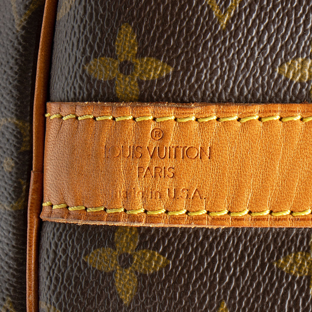 Louis Vuitton Vintage Monogram Canvas Keepall Bandouliere 55 Duffle