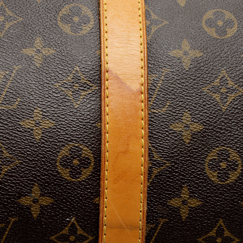 Louis Vuitton Vintage Monogram Canvas Keepall Bandouliere 55 Duffle