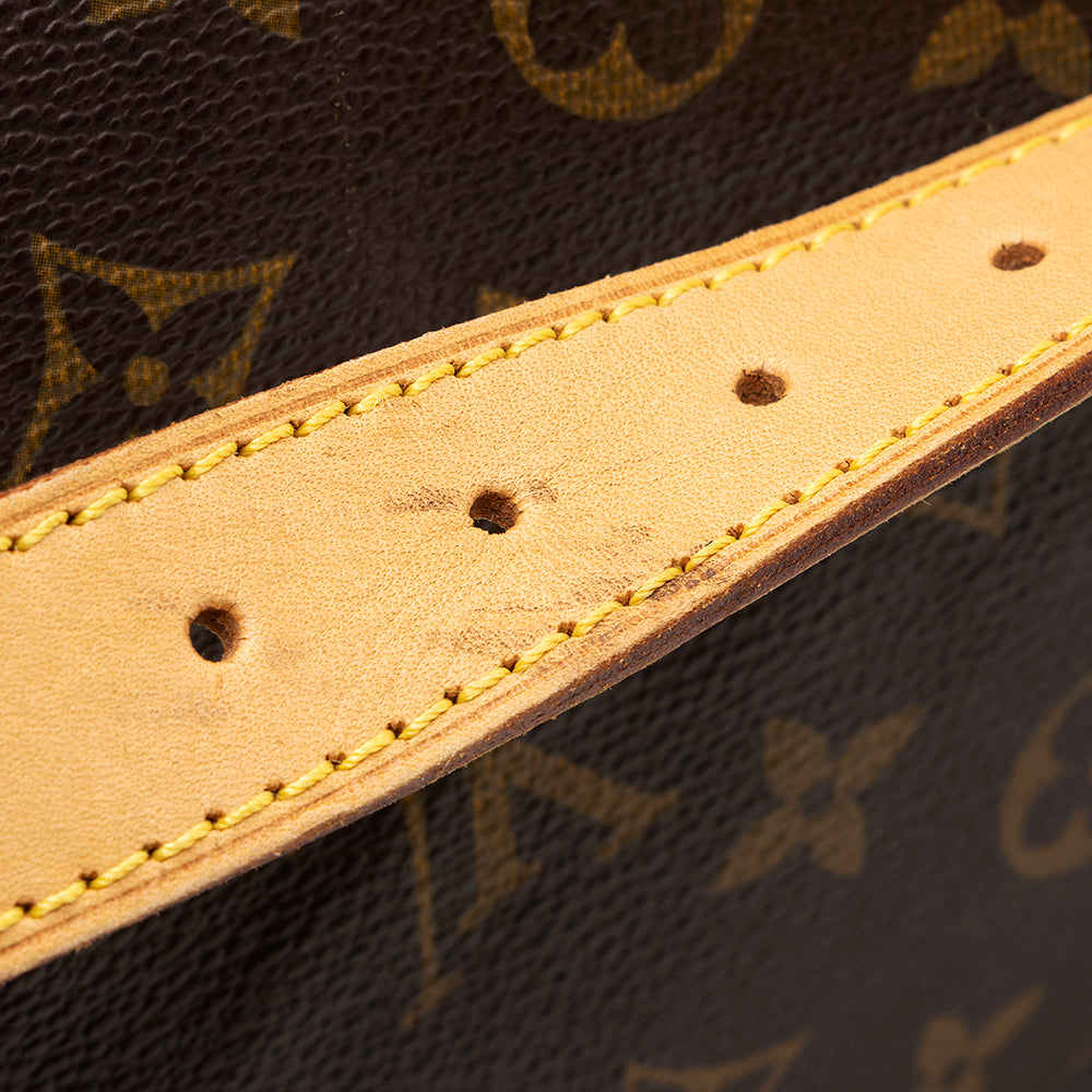 Louis Vuitton Vintage Monogram Canvas Keepall Bandouliere 60 Duffel Bag (SHF-20338)