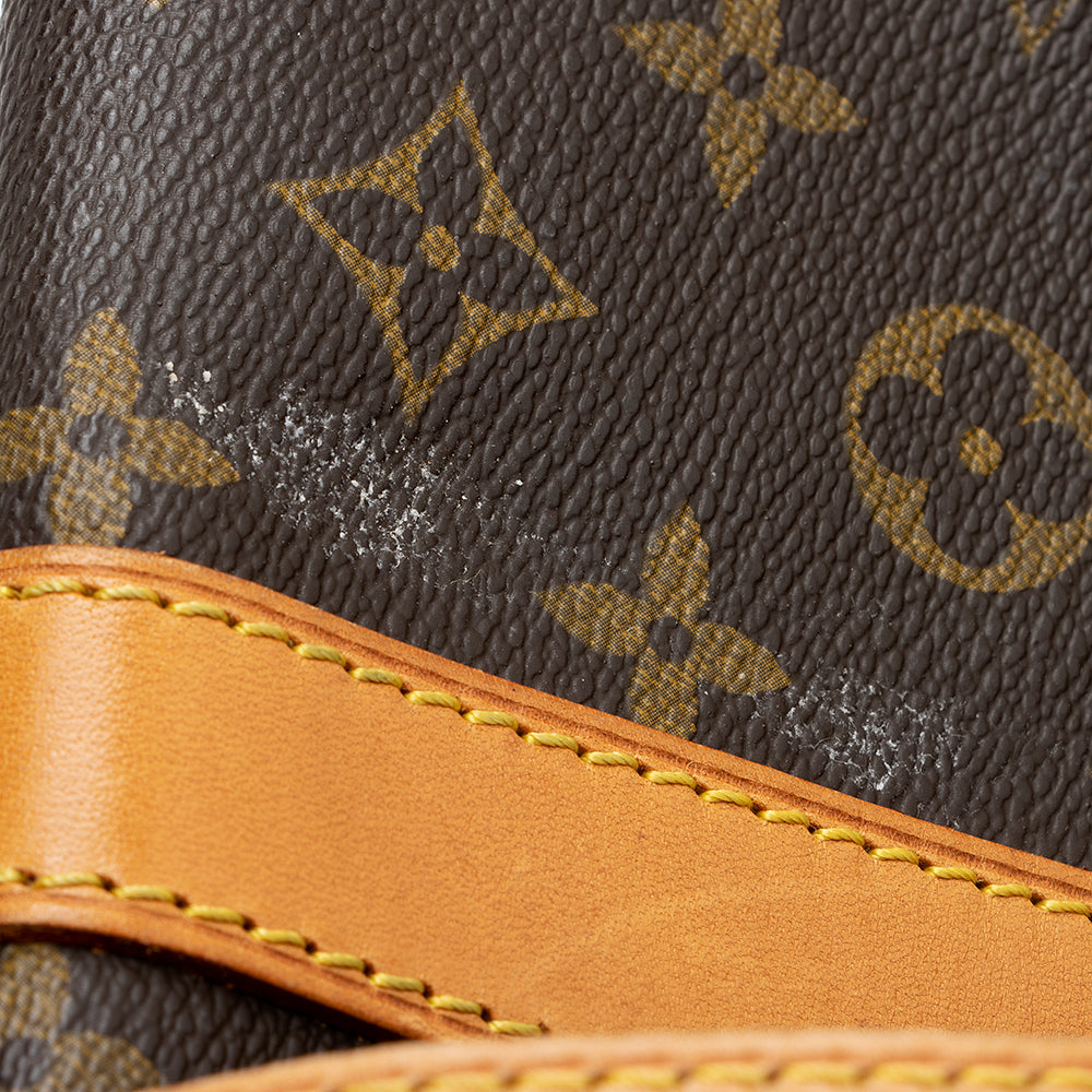 Louis Vuitton Vintage Monogram Canvas Keepall Bandouliere 60 Duffle Bag (SHF-21212)