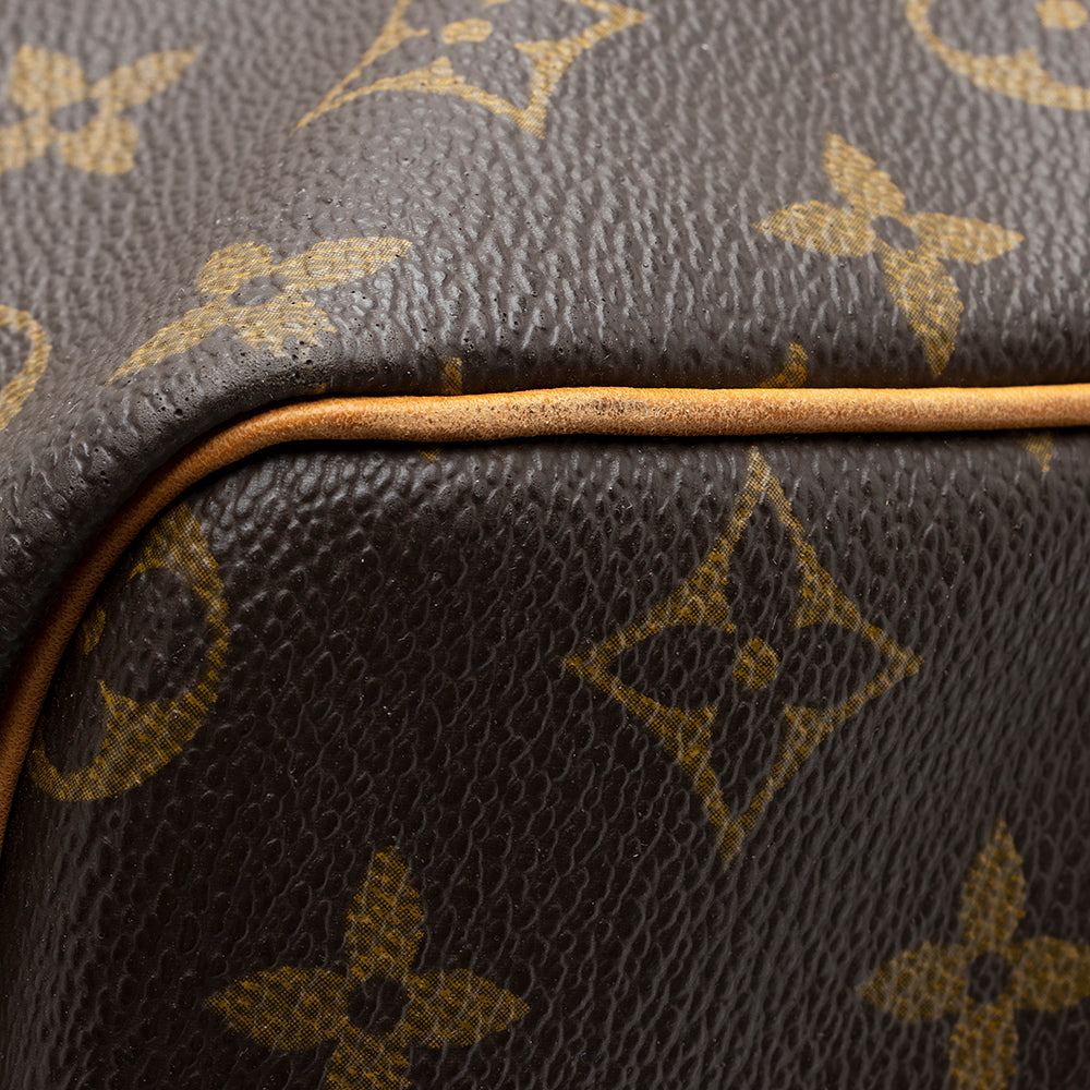 Louis Vuitton Vintage Monogram Canvas Keepall Bandouliere 60 Duffle Bag (SHF-21212)
