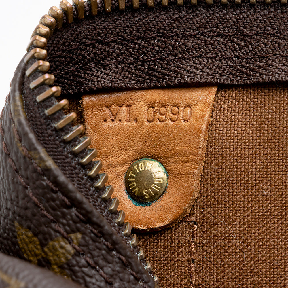 Louis Vuitton Vintage Monogram Canvas Keepall Bandouliere 60 Duffel Bag (SHF-21625)