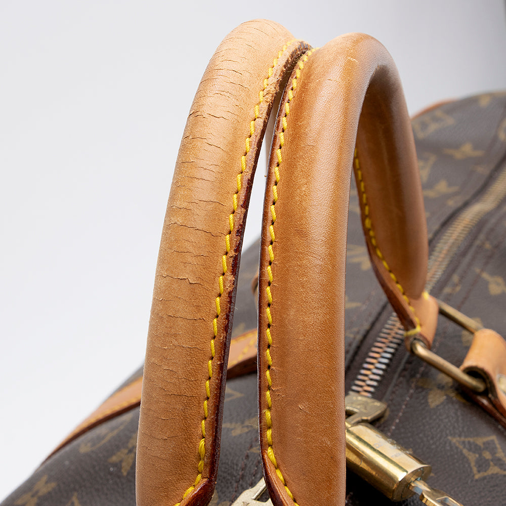 Louis Vuitton Vintage Monogram Canvas Keepall Bandouliere 60 Duffel Bag (SHF-21625)