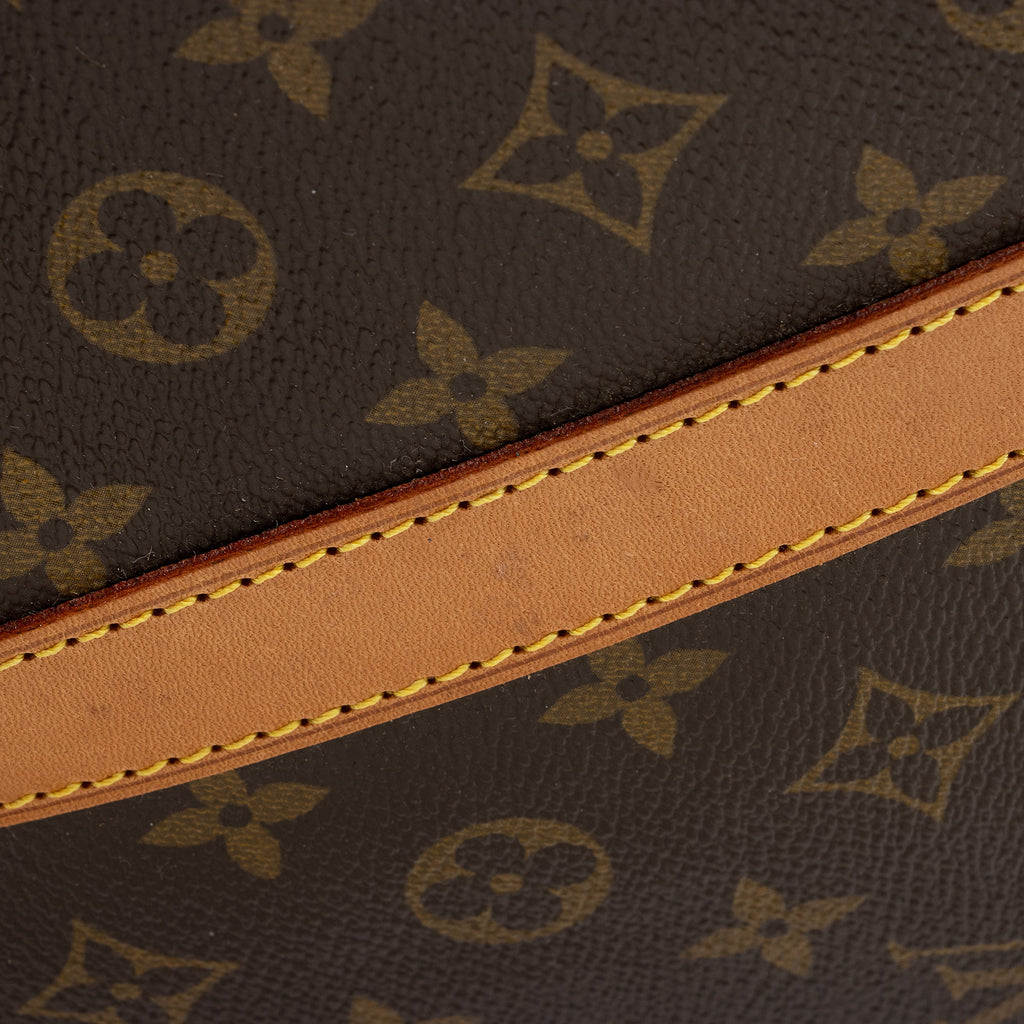 Louis Vuitton Vintage Monogram Canvas Keepall Bandouliere 60 Duffle Bag (SHF-05Mljd)