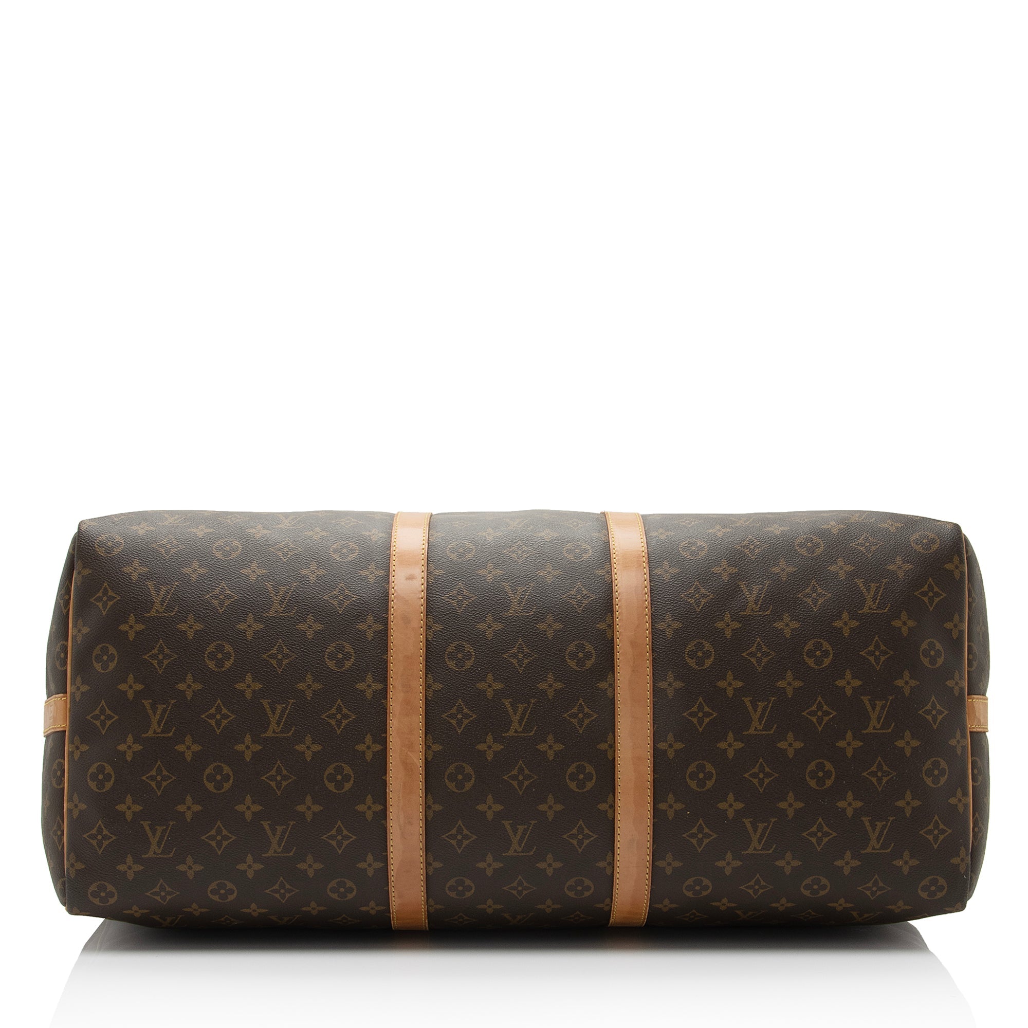 Louis Vuitton Vintage Monogram Canvas Keepall Bandouliere 60 Duffle Bag (SHF-Nob4B7)