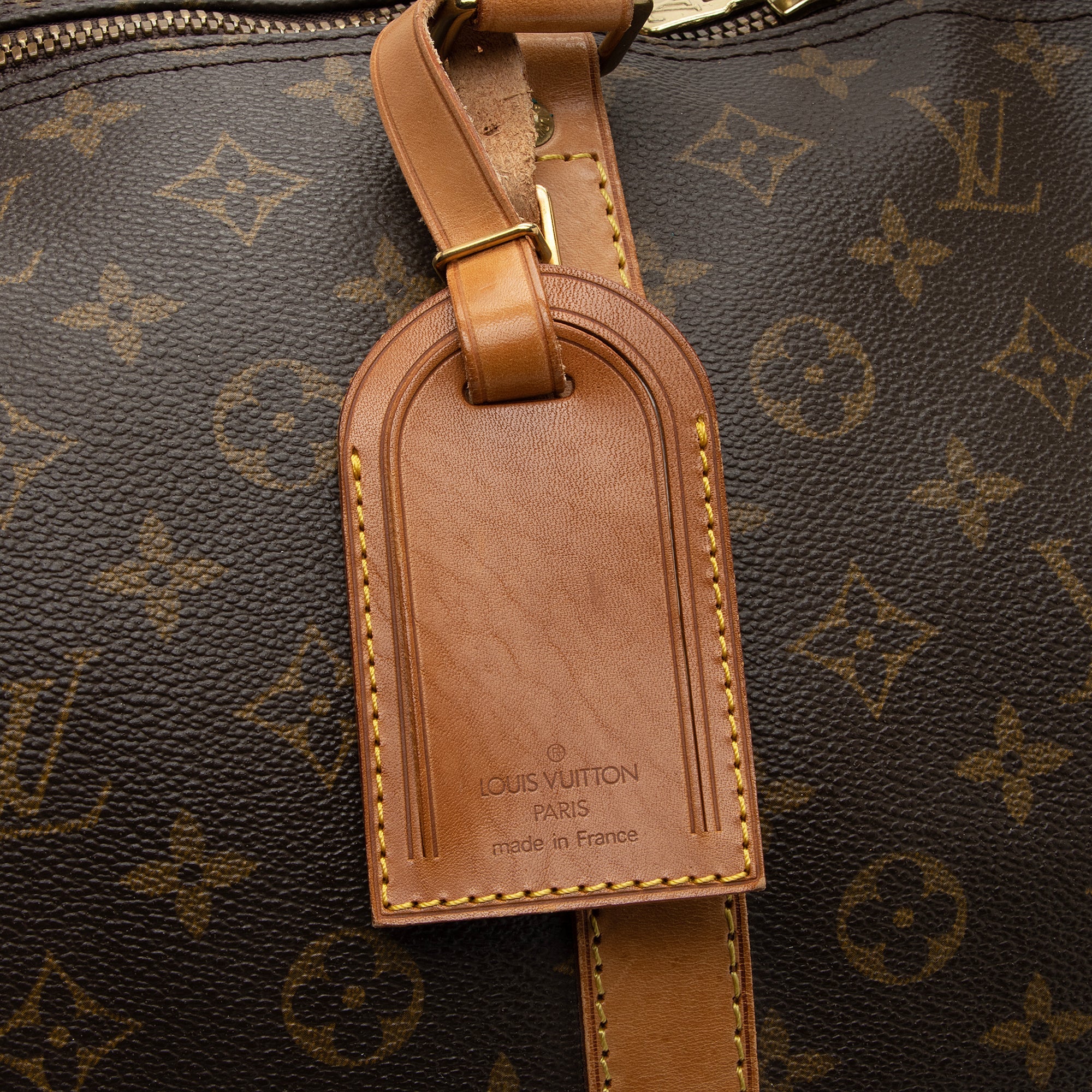 Louis Vuitton Vintage Monogram Canvas Keepall Bandouliere 60 Duffle Bag (SHF-Nob4B7)