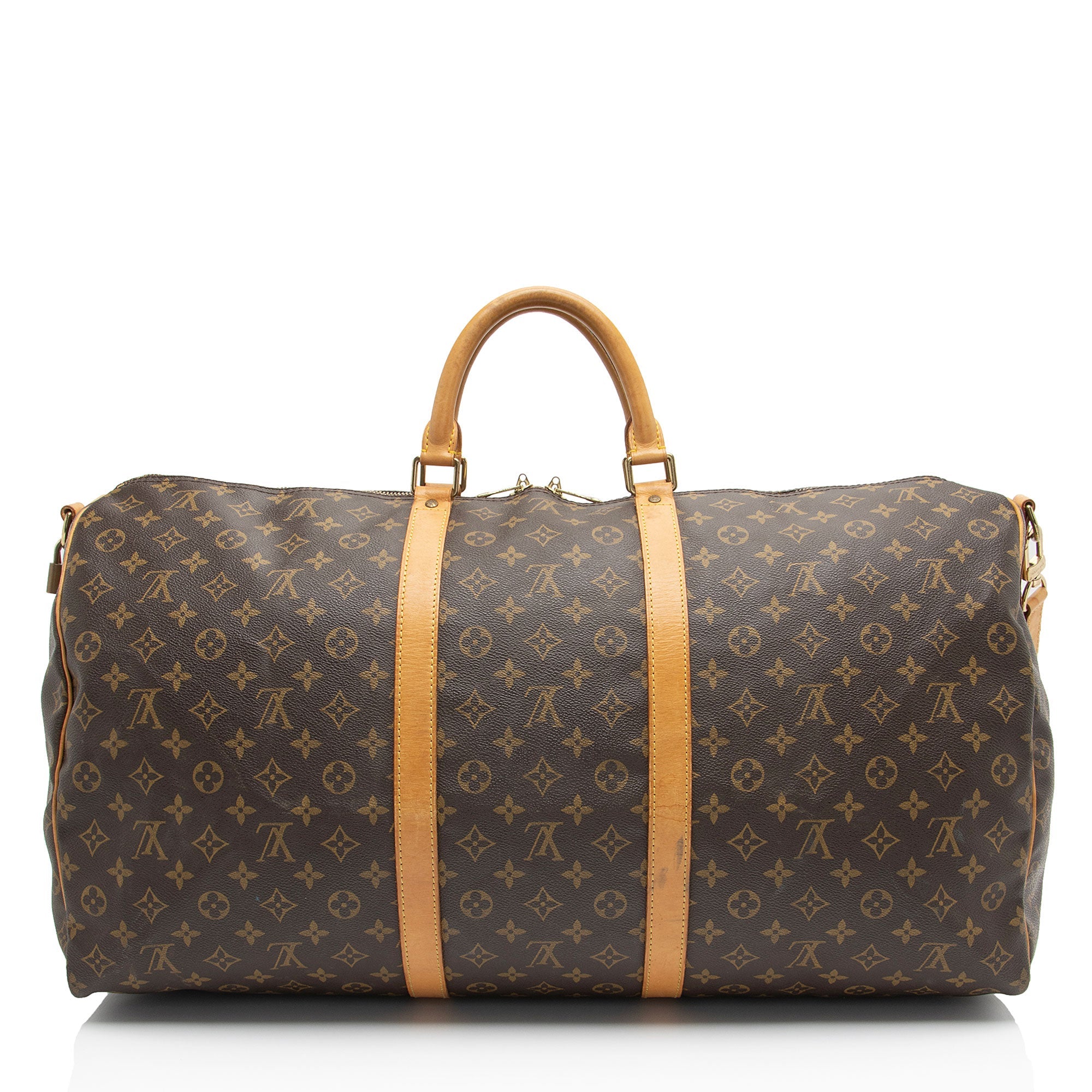 Louis Vuitton Vintage Monogram Canvas Keepall Bandouliere 60 Duffle