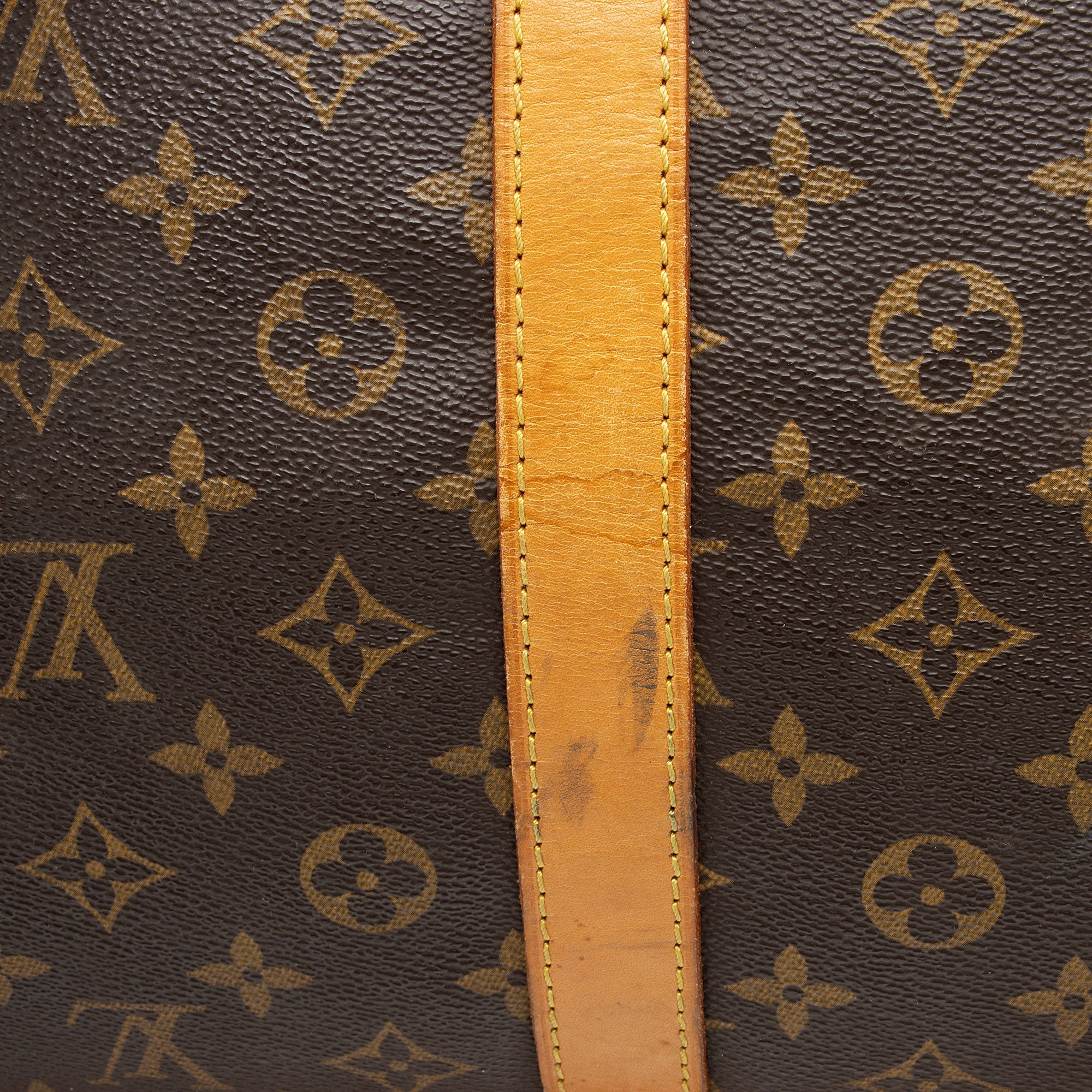 Louis Vuitton Vintage Monogram Canvas Keepall Bandouliere 60 Duffle