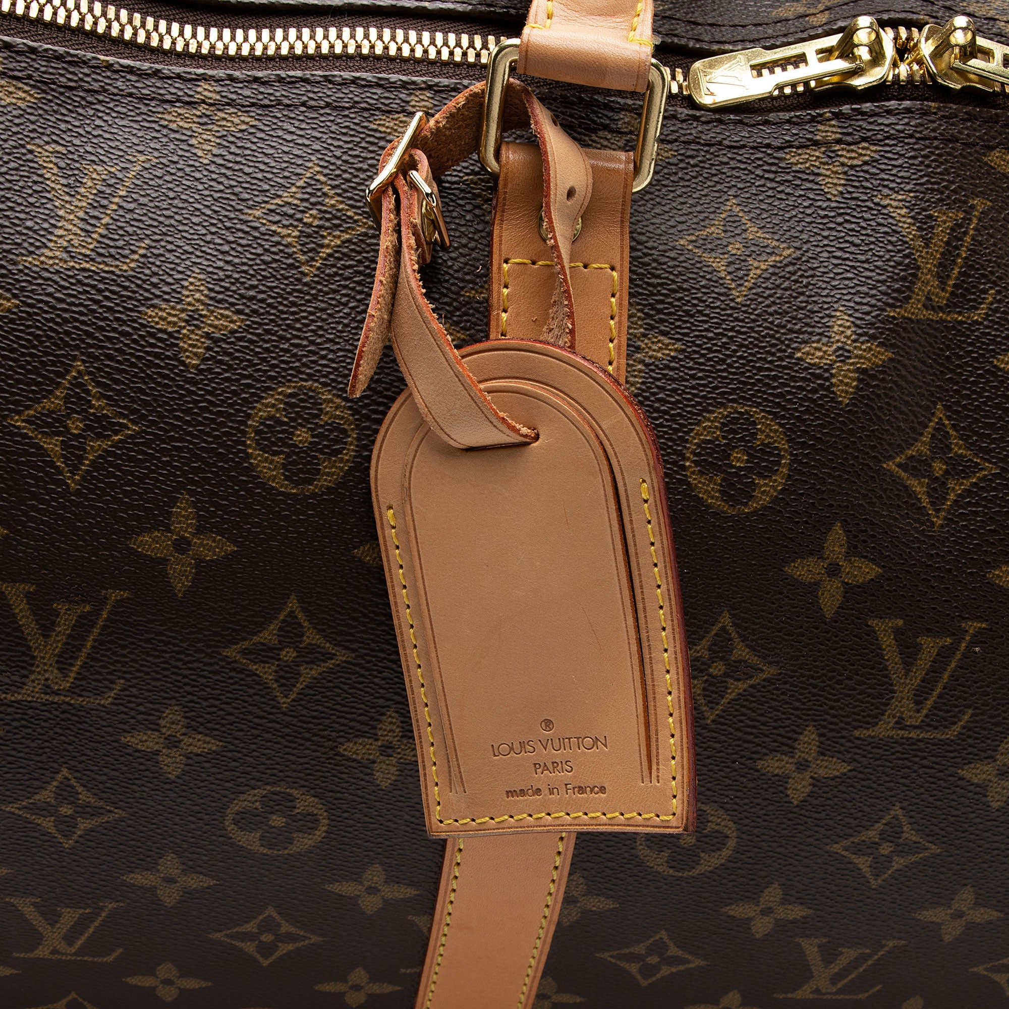 Louis Vuitton Vintage Monogram Canvas Keepall Bandouliere 60 Duffle