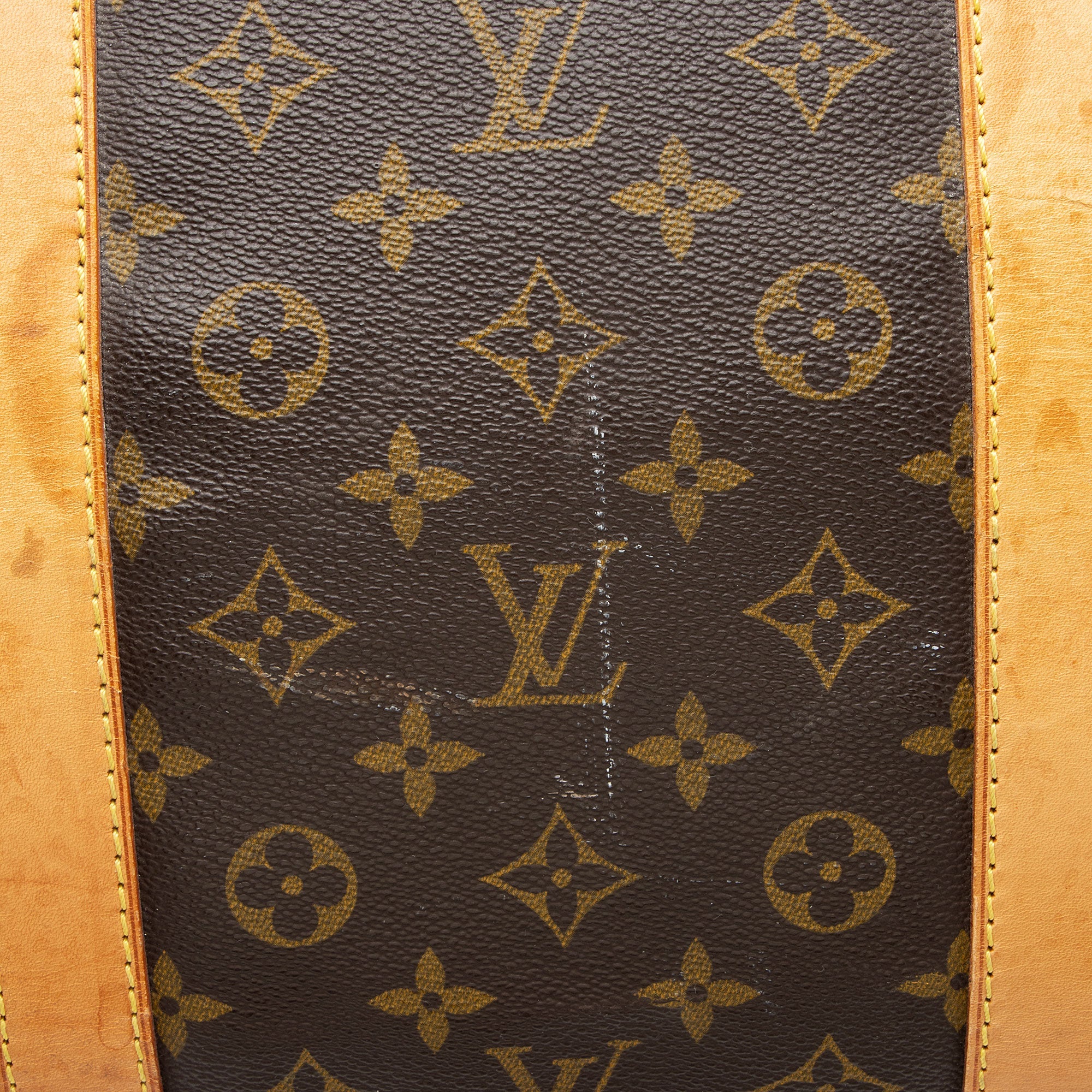 Louis Vuitton Vintage Monogram Canvas Keepall Bandouliere 60 Duffle