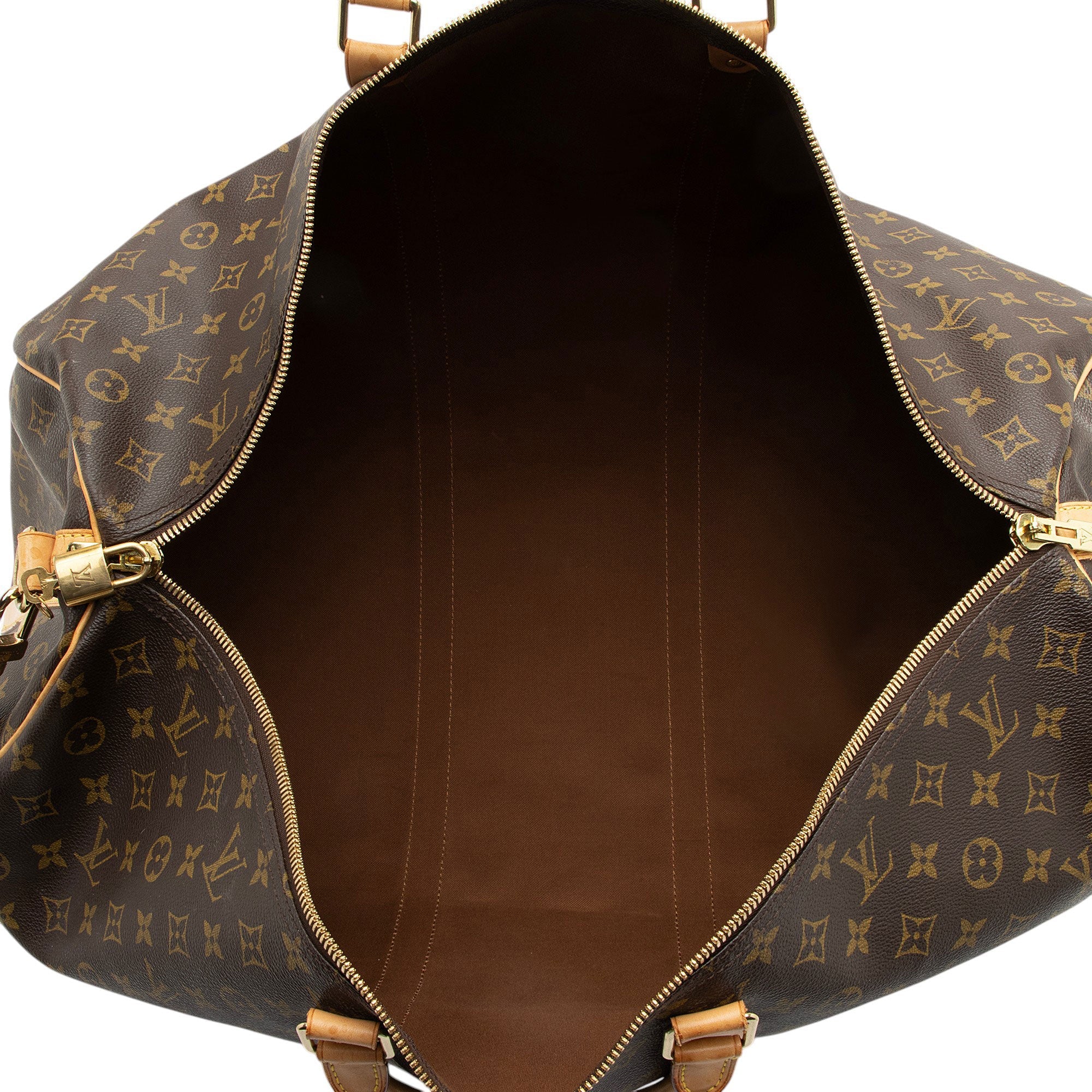 Louis Vuitton Vintage Monogram Canvas Keepall Bandouliere 60 Duffle