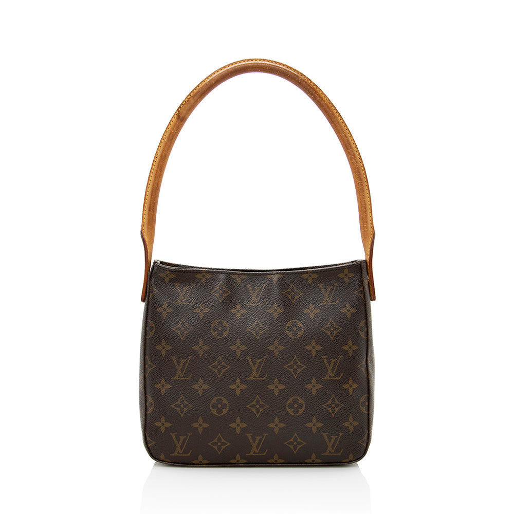 Louis Vuitton Vintage Monogram Canvas Looping MM Shoulder Bag (SHF-19415)