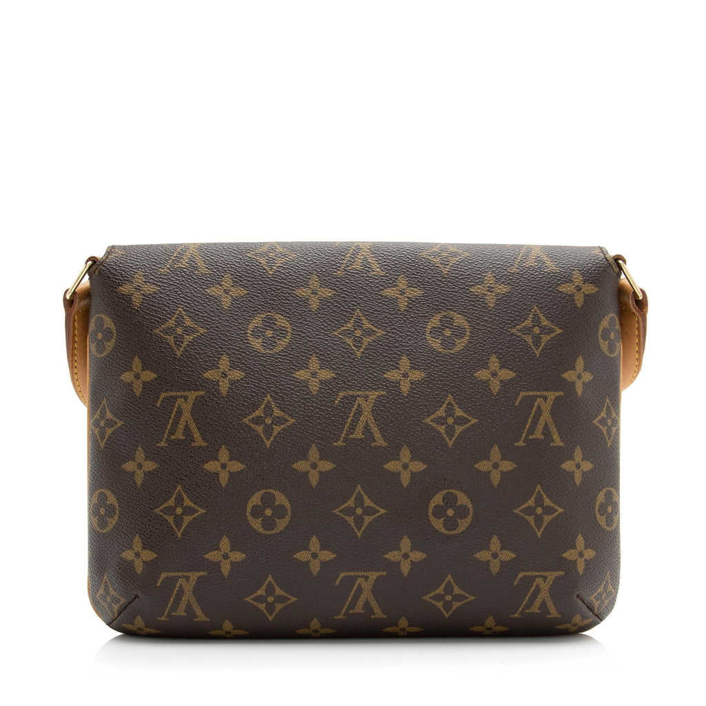 Louis Vuitton Vintage Monogram Canvas Musette Tango Shoulder Bag (SHF-23533)