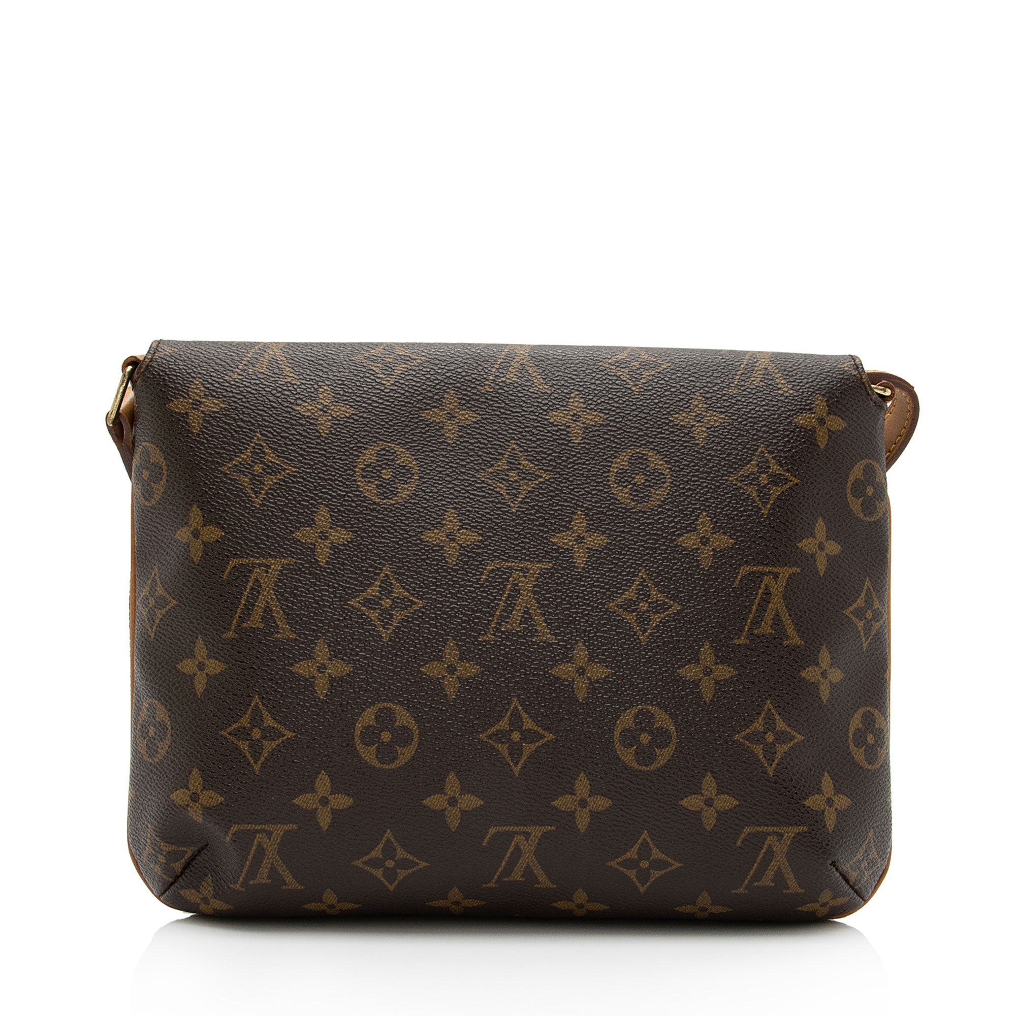 Louis Vuitton Vintage Monogram Canvas Musette Tango Shoulder Bag (SHF-KMDI1u)