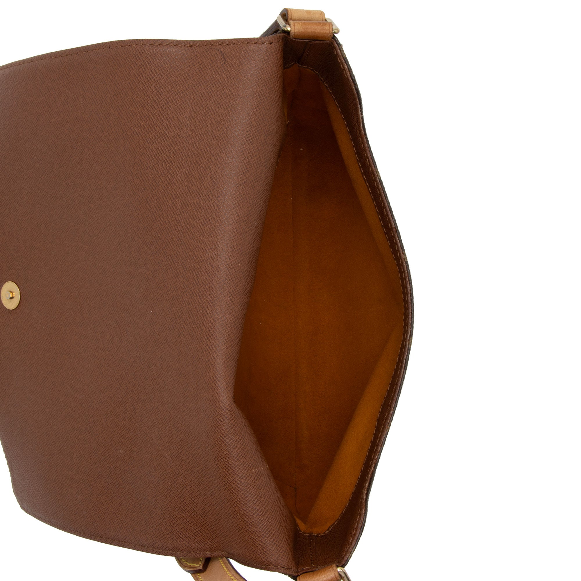 Louis Vuitton Vintage Monogram Canvas Musette Tango Shoulder Bag (SHF-KMDI1u)