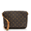 Louis Vuitton Vintage Monogram Canvas Musette Tango Shoulder Bag (SHF-1tVxAu)