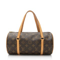 Louis Vuitton Vintage Monogram Canvas Papillon 26 Satchel