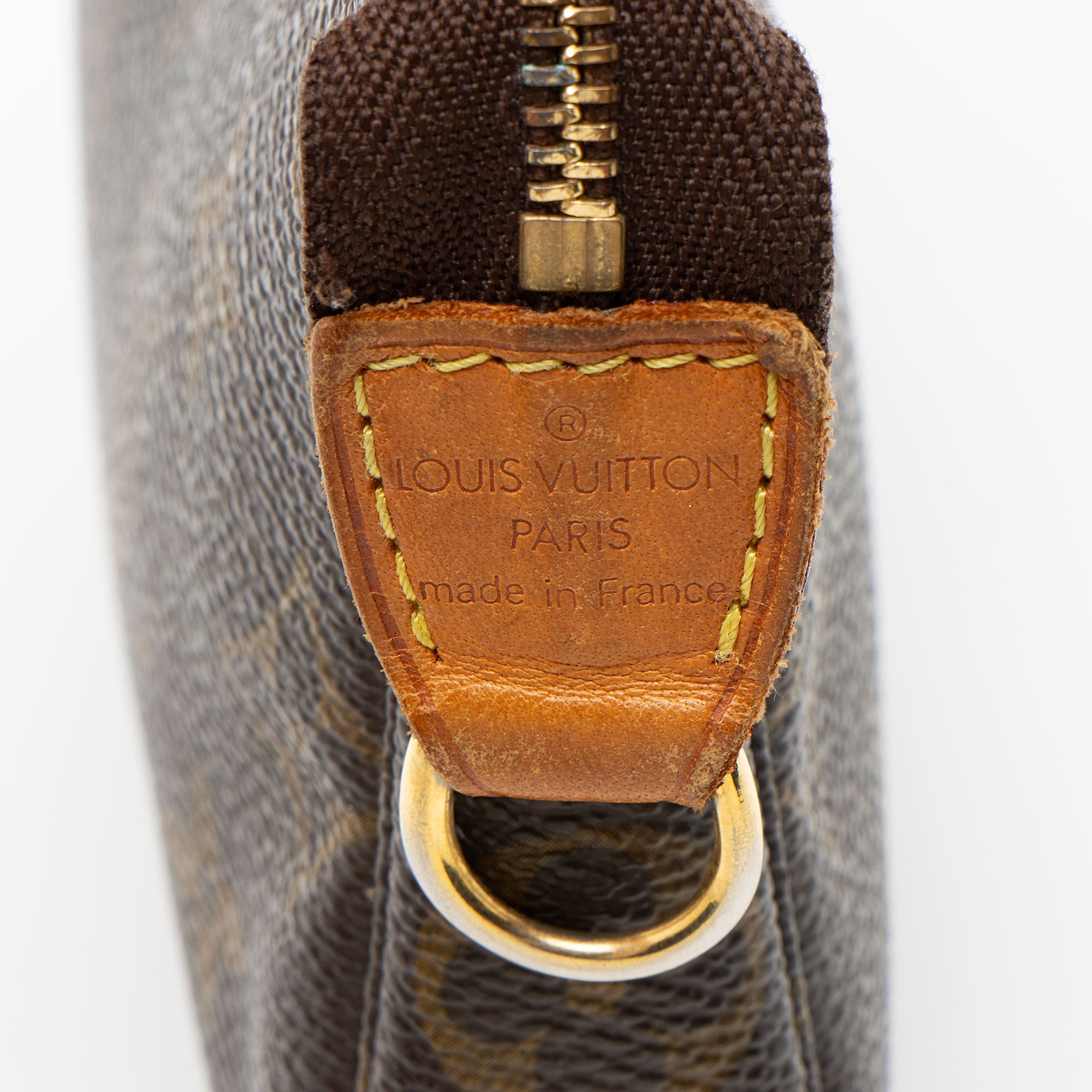 Louis Vuitton Vintage Monogram Canvas Petit Bucket Pouch