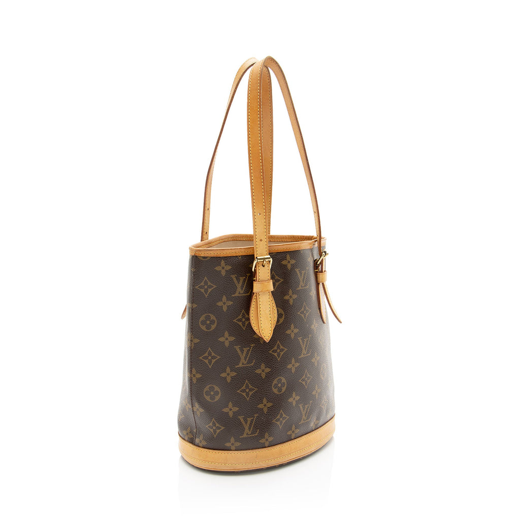 Louis Vuitton Vintage Monogram Canvas Petit Bucket Tote