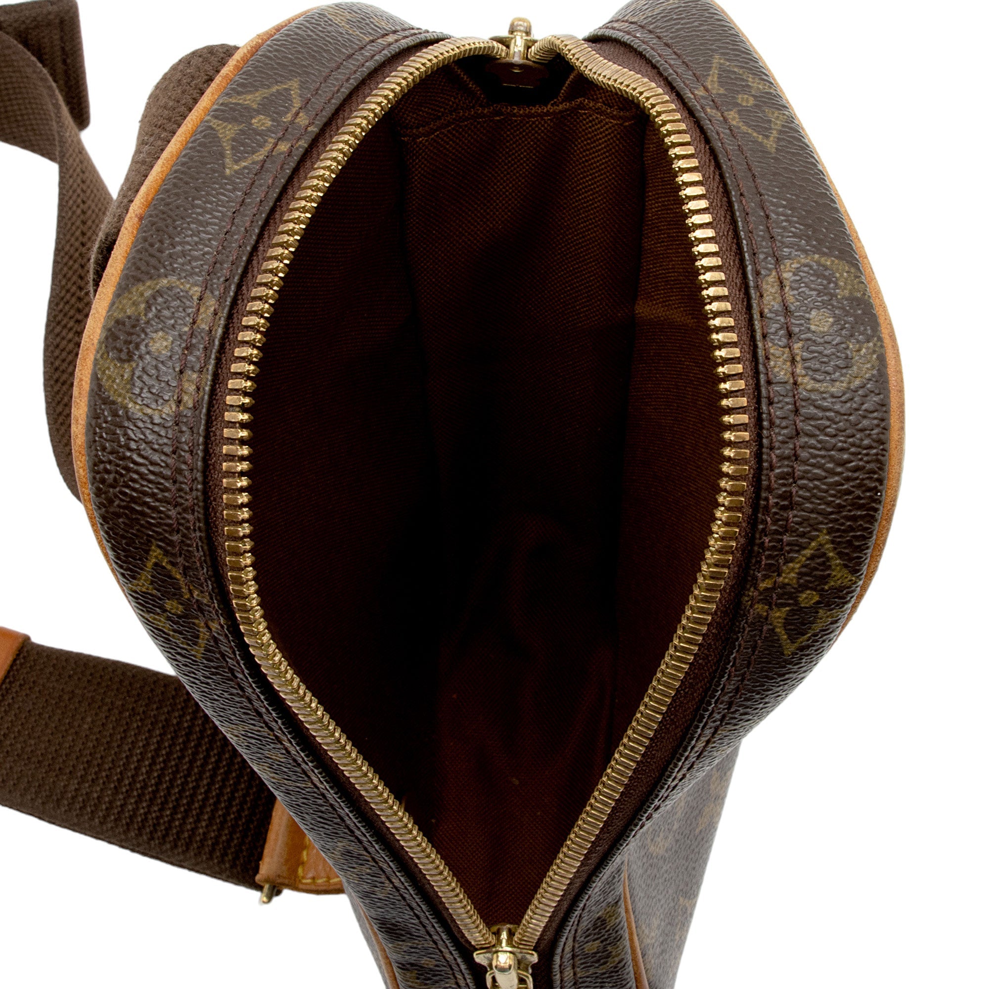 Louis Vuitton Vintage Monogram Canvas Pochette Gange Sling Bag (SHF-pkhPwp)