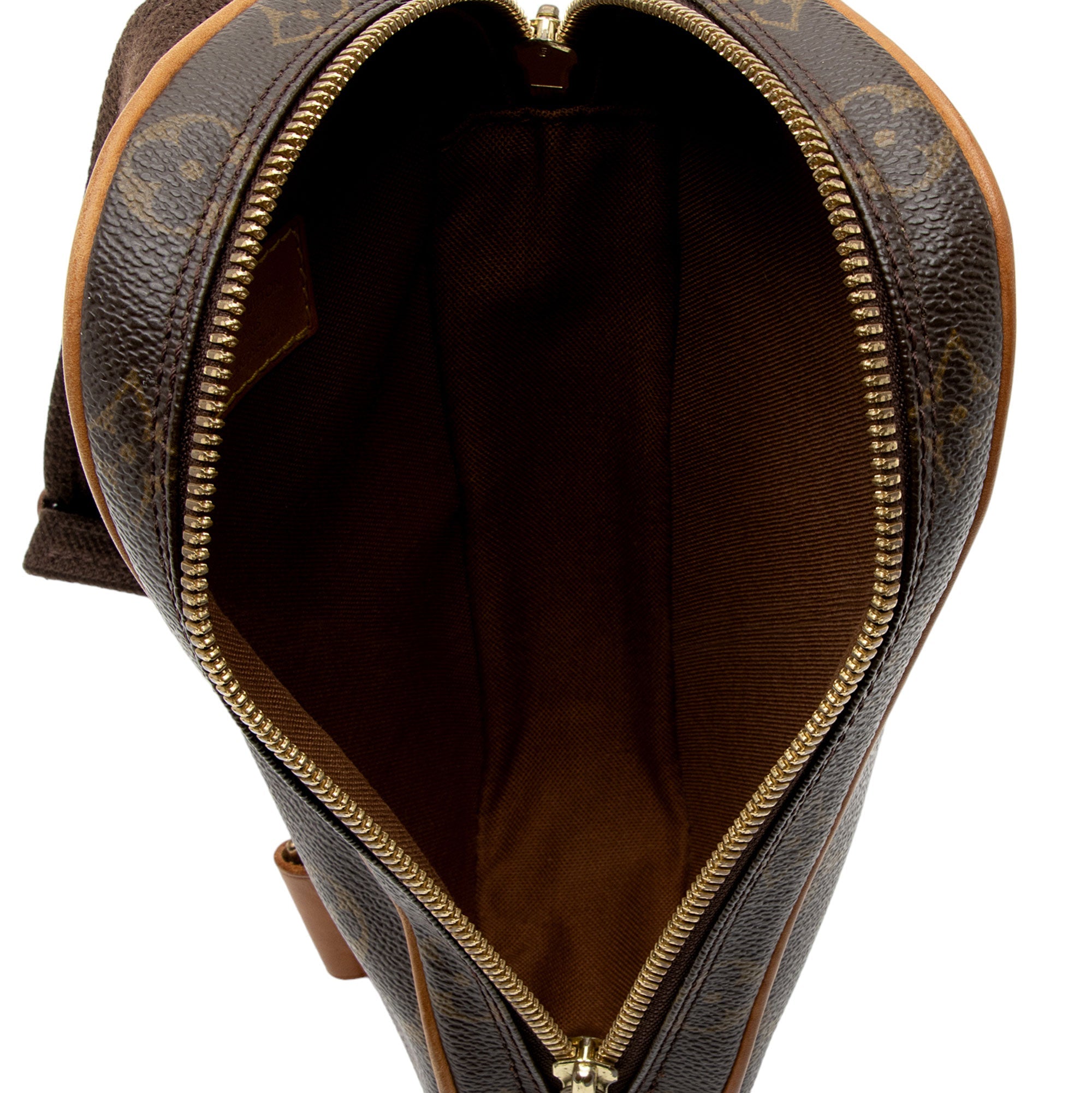 Louis Vuitton Vintage Monogram Canvas Pochette Gange Sling Bag (SHF-BjNVCp)