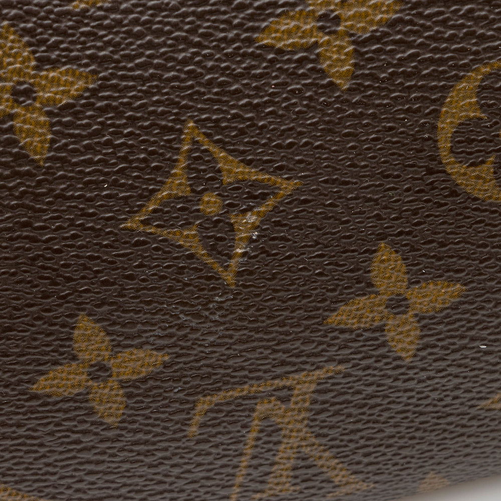 Louis Vuitton Vintage Monogram Canvas Pochette Twin GM Shoulder Bag (SHF-20791)