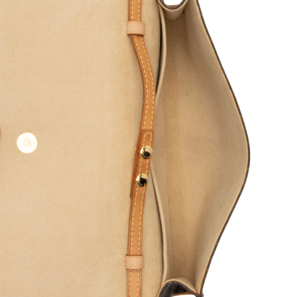 Louis Vuitton Vintage Monogram Canvas Pochette Twin GM Shoulder Bag (SHF-to1955)