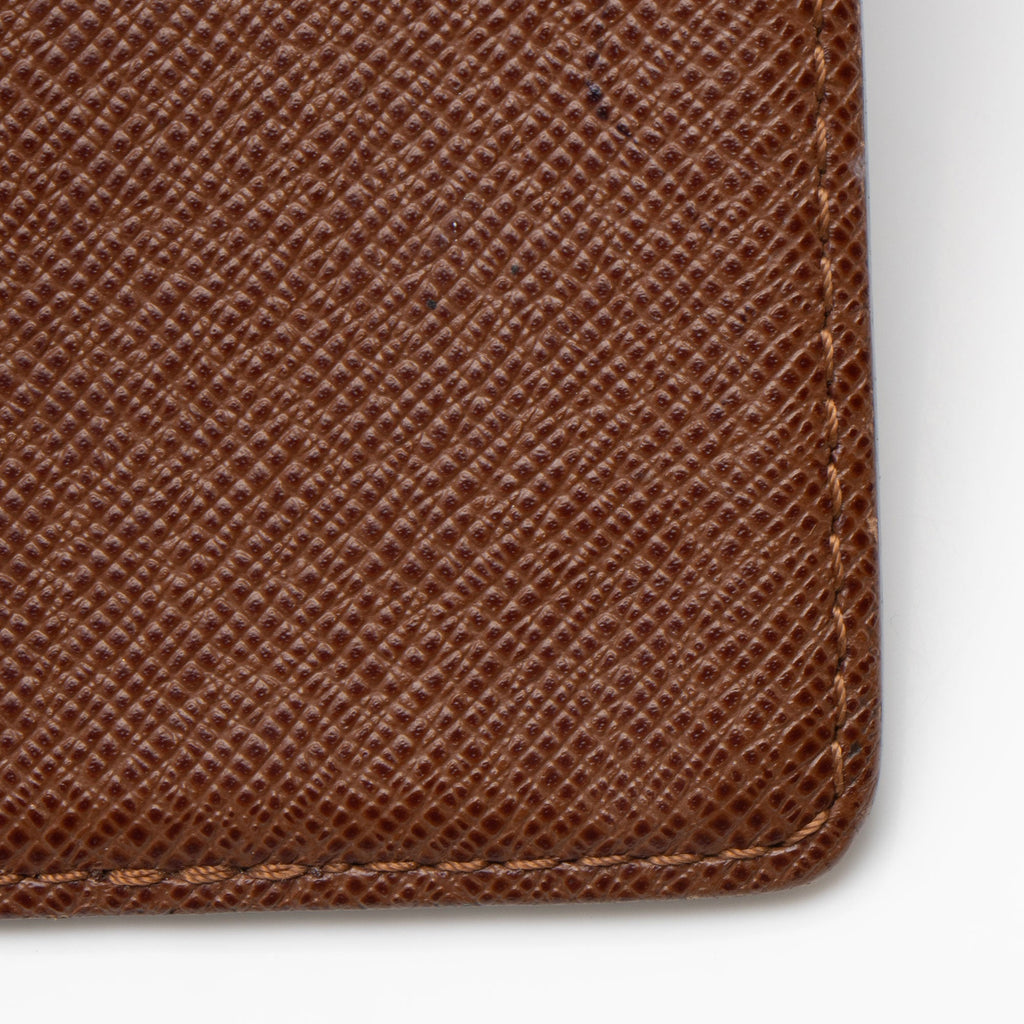 Louis Vuitton Vintage Monogram Canvas Pocket Agenda Checkbook Cover