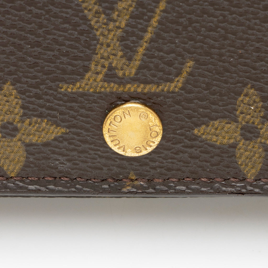 Louis Vuitton Vintage Monogram Canvas Porte Monnaie Tresor Wallet