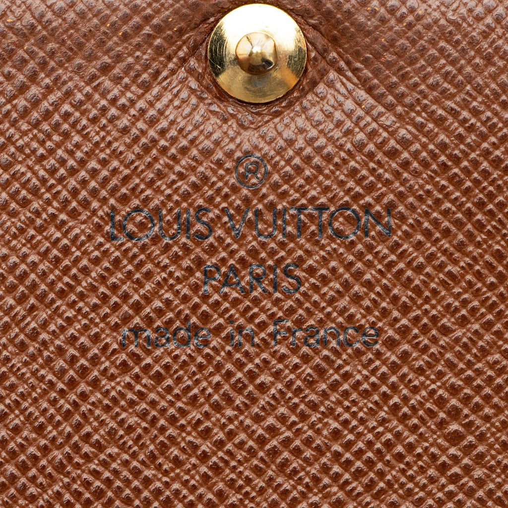Louis Vuitton Vintage Monogram Canvas Porte Monnaie Tresor Wallet