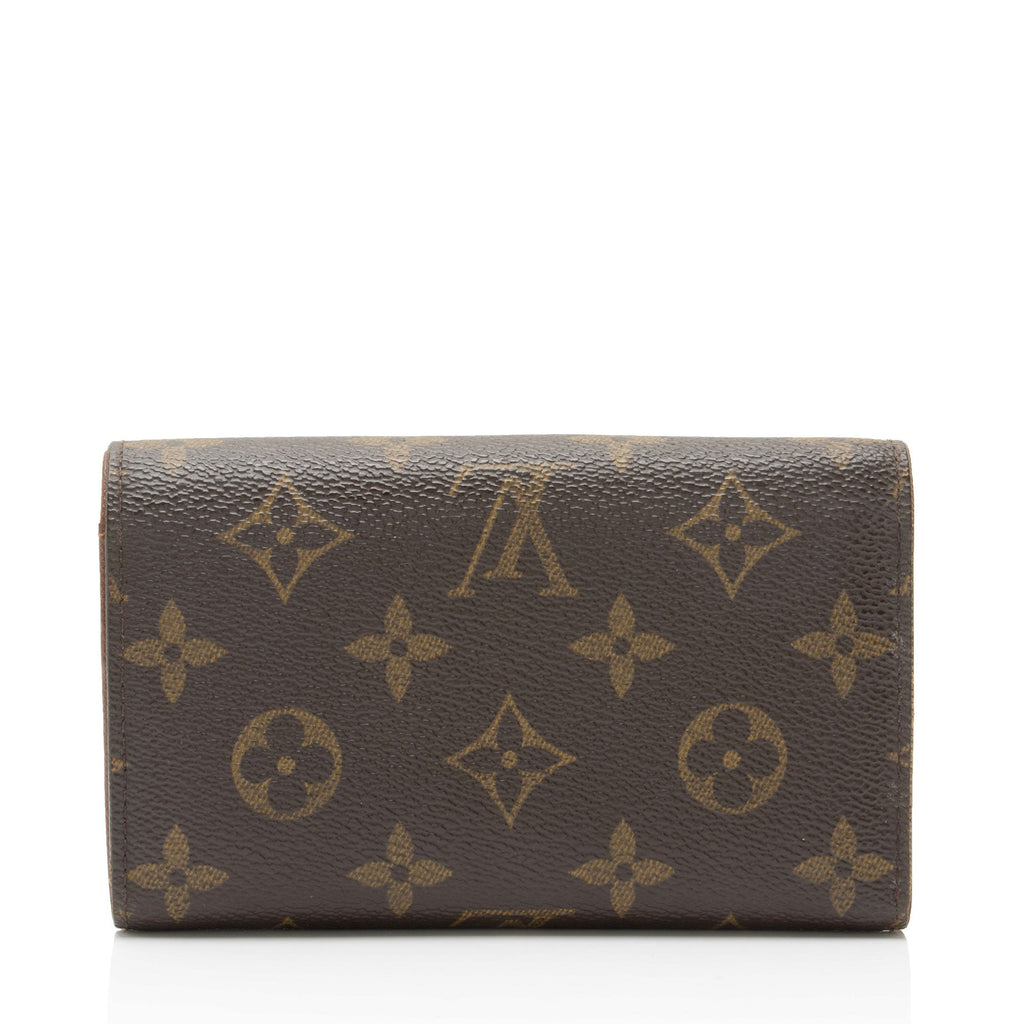 Louis Vuitton Vintage Monogram Canvas Porte Monnaie Tresor Wallet