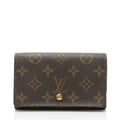Louis Vuitton Vintage Monogram Canvas Porte Monnaie Tresor Wallet