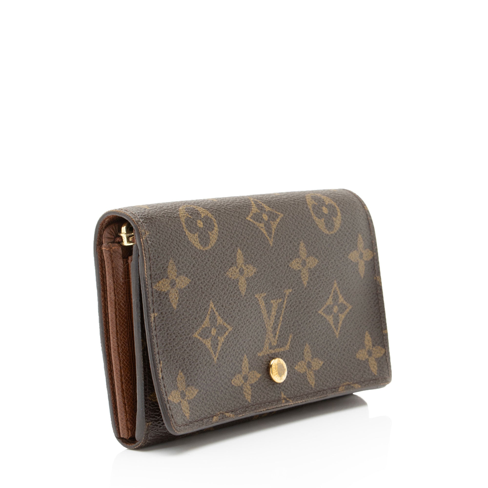 Louis Vuitton Vintage Monogram Canvas Porte Monnaie Tresor Wallet