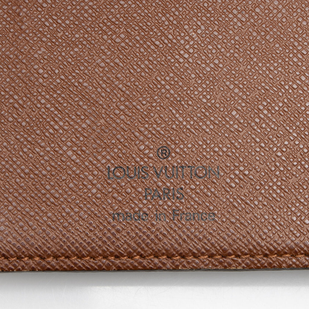 Louis Vuitton Vintage Monogram Canvas Porte Papier Zipper Wallet