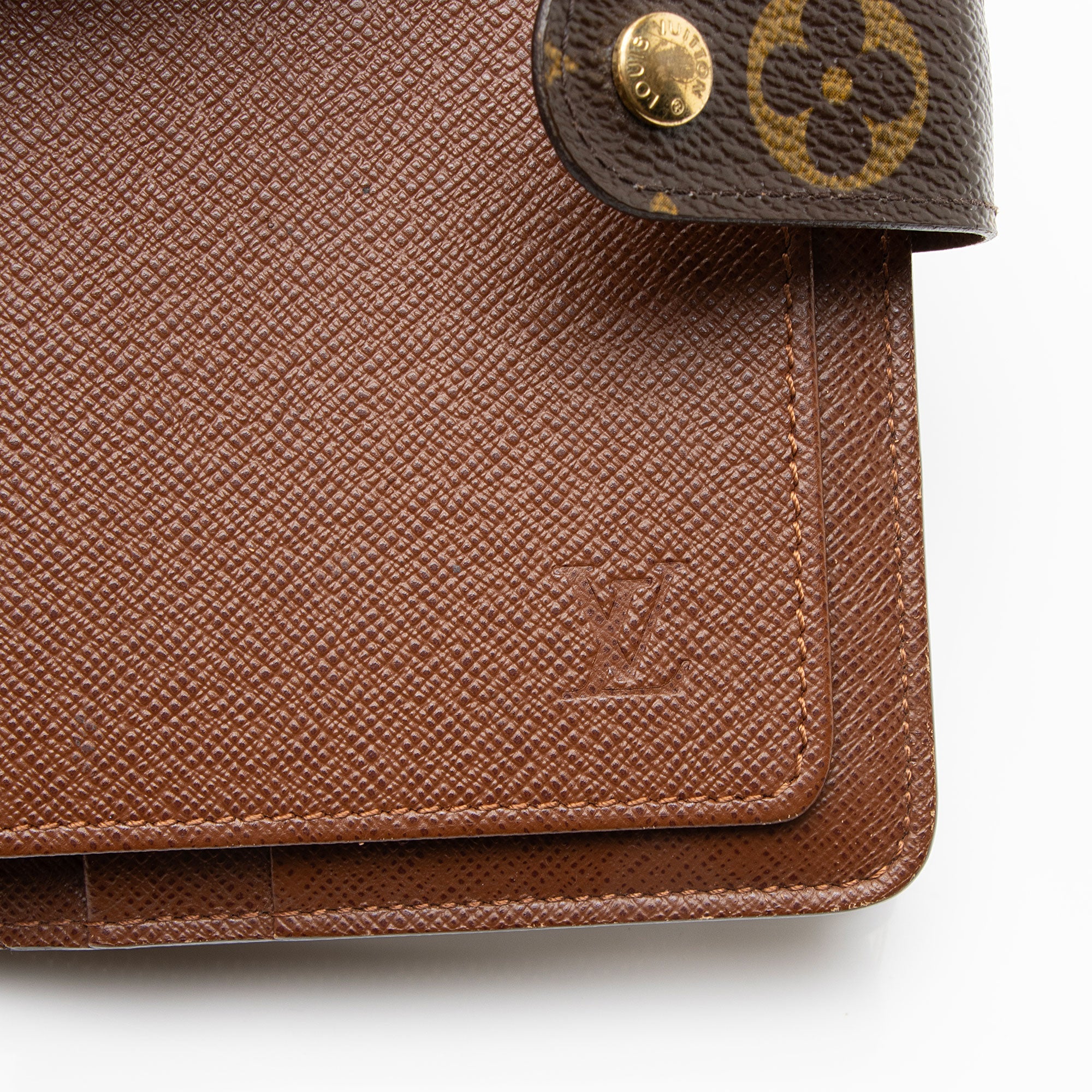Louis Vuitton Vintage Monogram Canvas Porte Papier Zipper Wallet