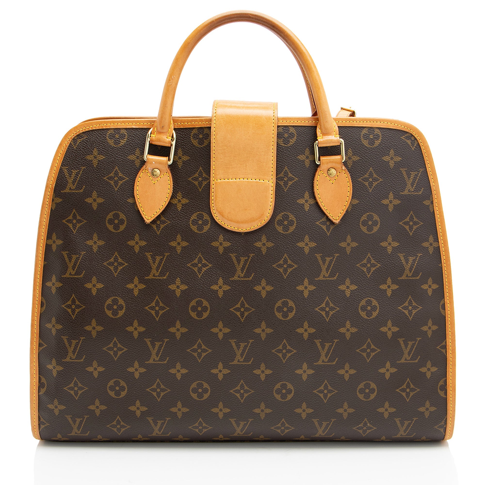 Louis Vuitton Vintage Monogram Canvas Rivoli Briefcase (SHF-KiNOlo)