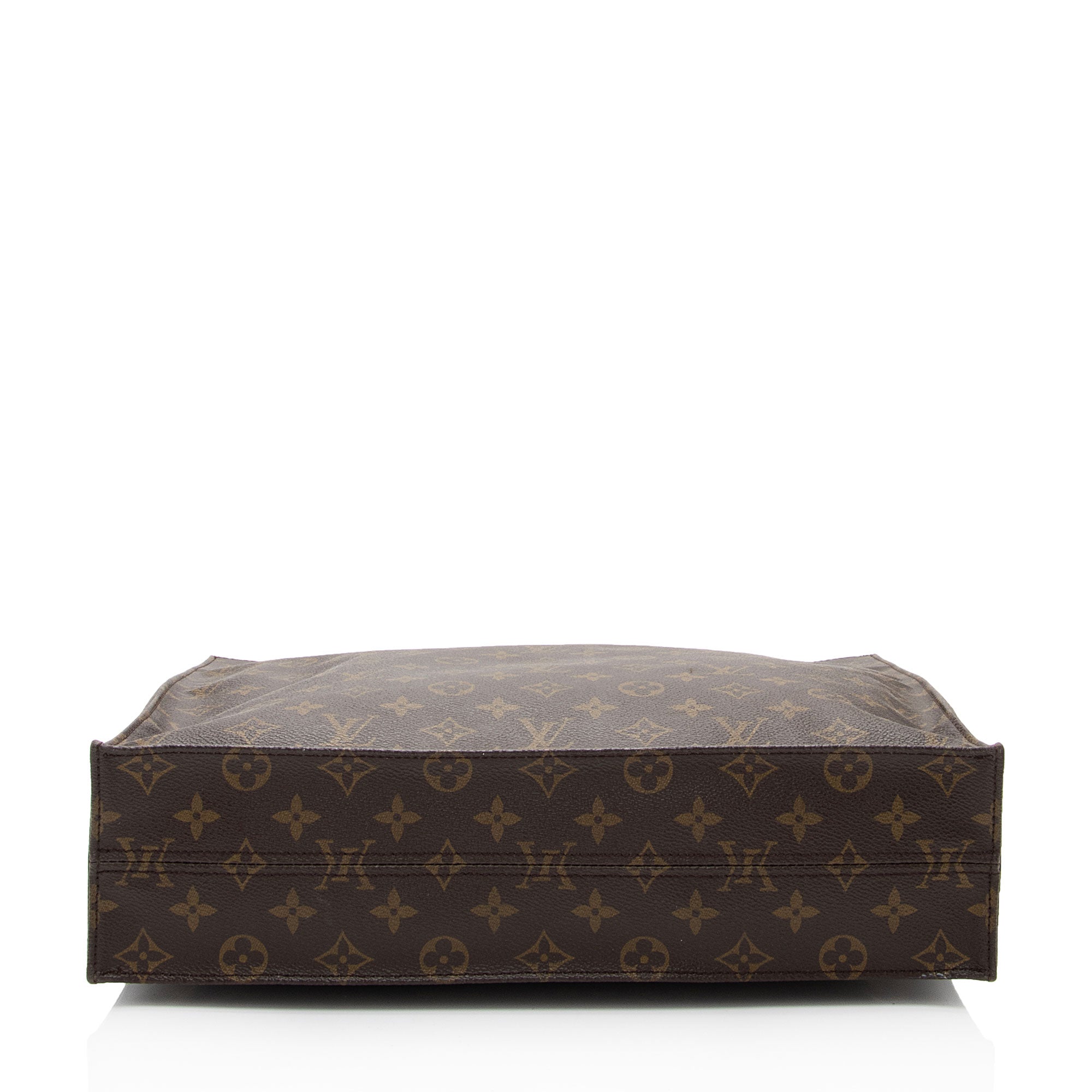 Louis Vuitton Vintage Monogram Canvas Sac Plat Tote (SHF-0aeAOb)