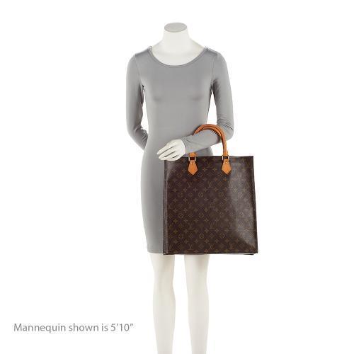 Louis Vuitton Vintage Monogram Canvas Sac Plat Tote (SHF-0aeAOb)