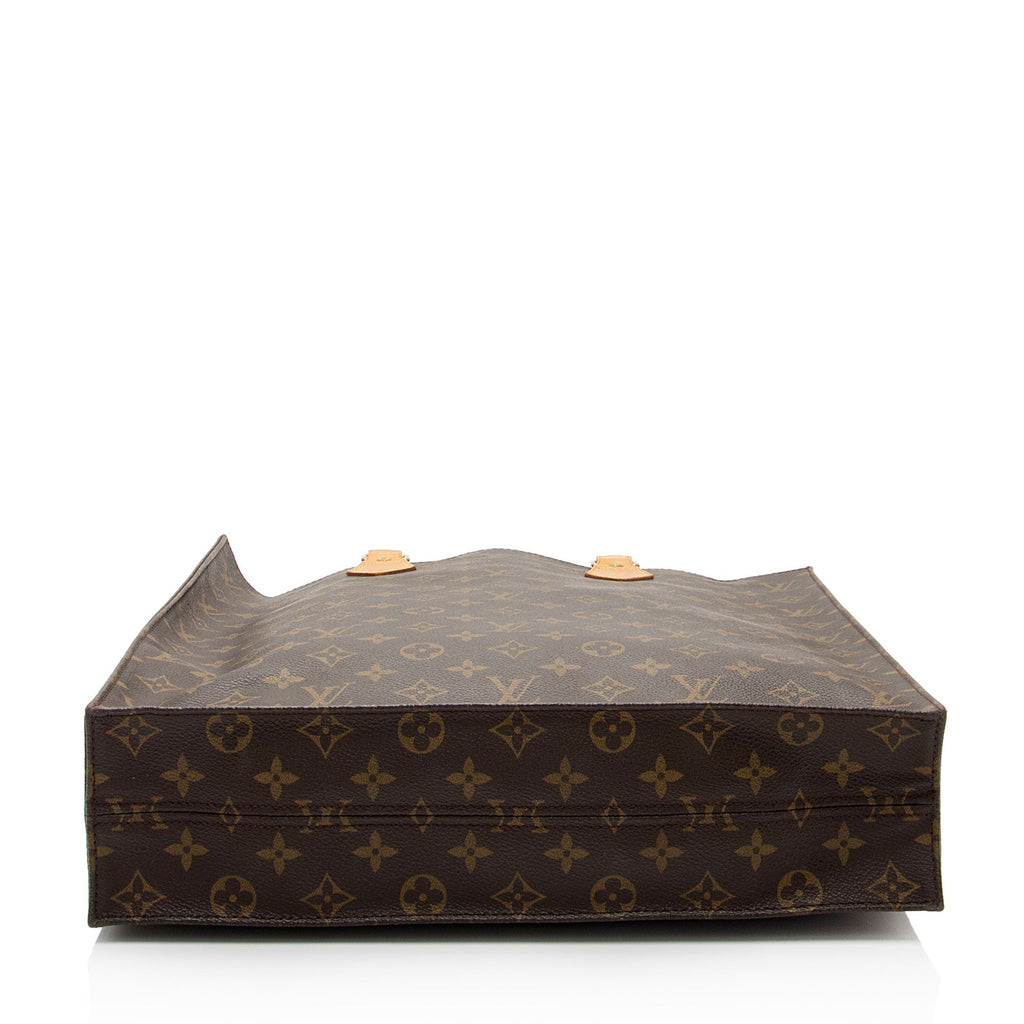 Louis Vuitton Vintage Monogram Canvas Sac Plat Tote (SHF-wc7X4x)