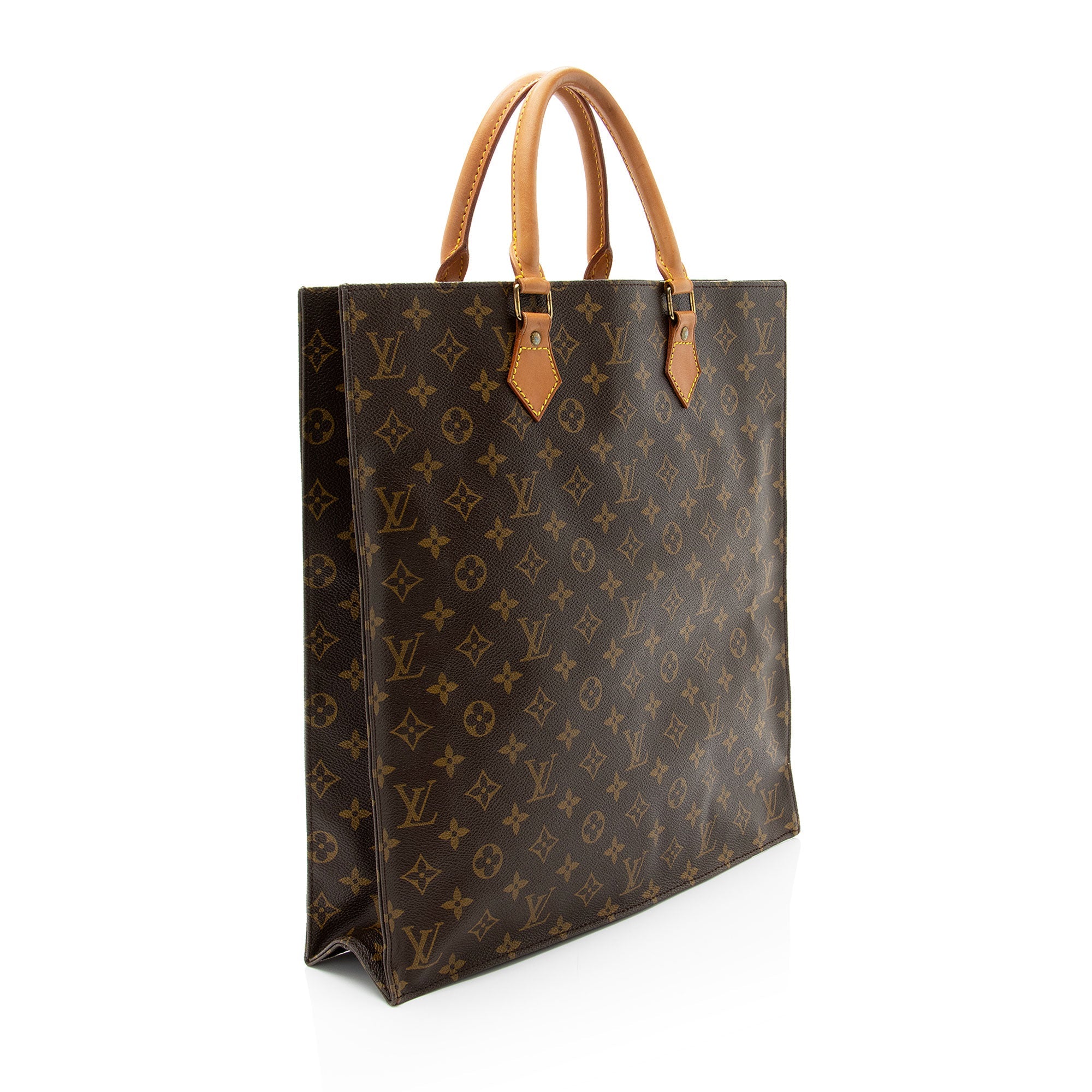 Louis Vuitton Vintage Monogram Canvas Sac Plat Tote