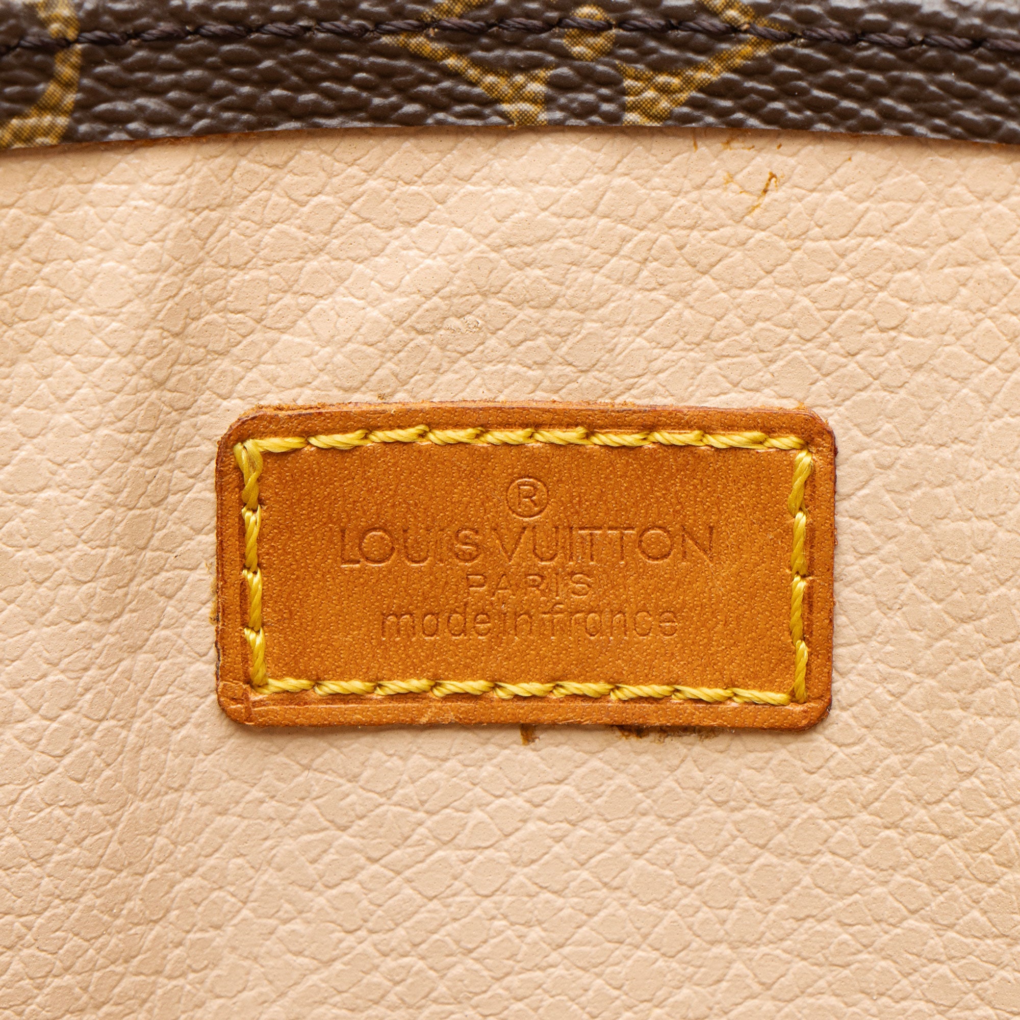 Louis Vuitton Vintage Monogram Canvas Sac Plat Tote