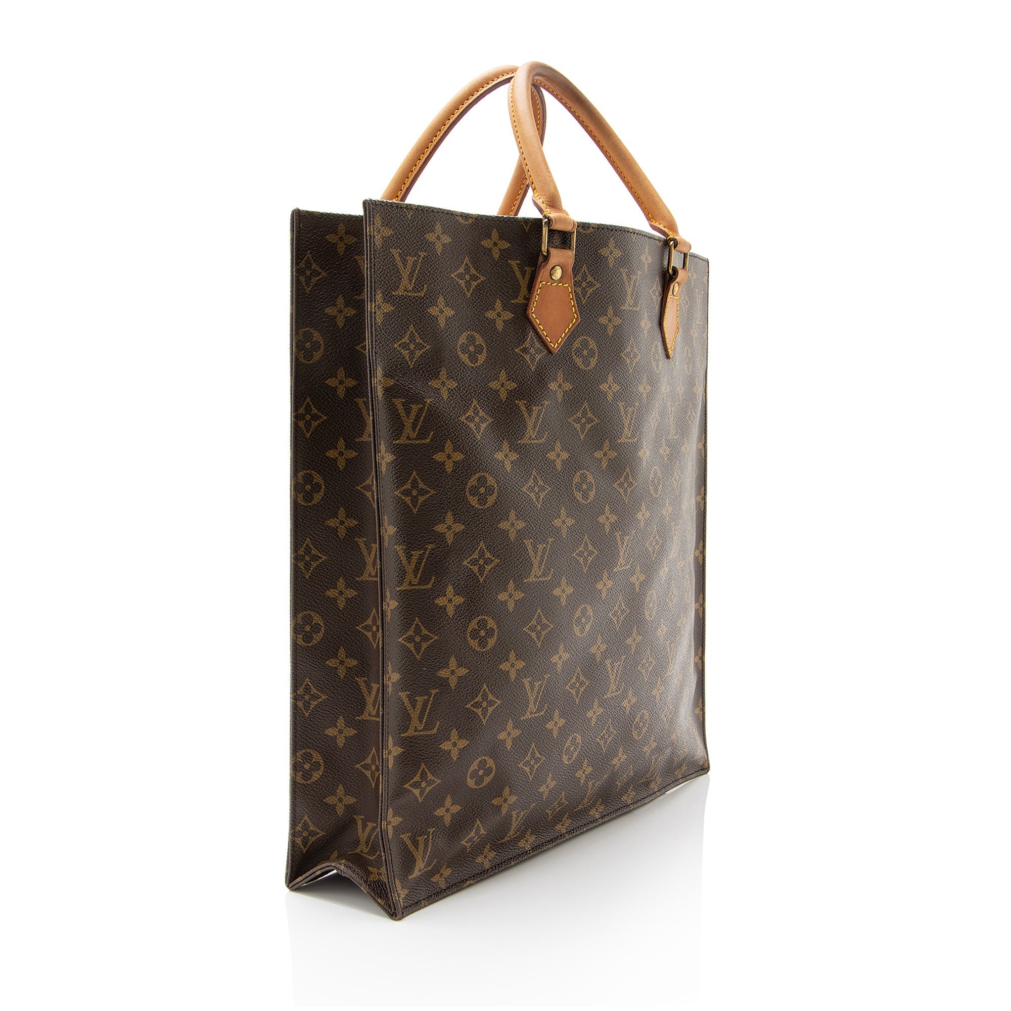 Louis Vuitton Vintage Monogram Canvas Sac Plat Tote