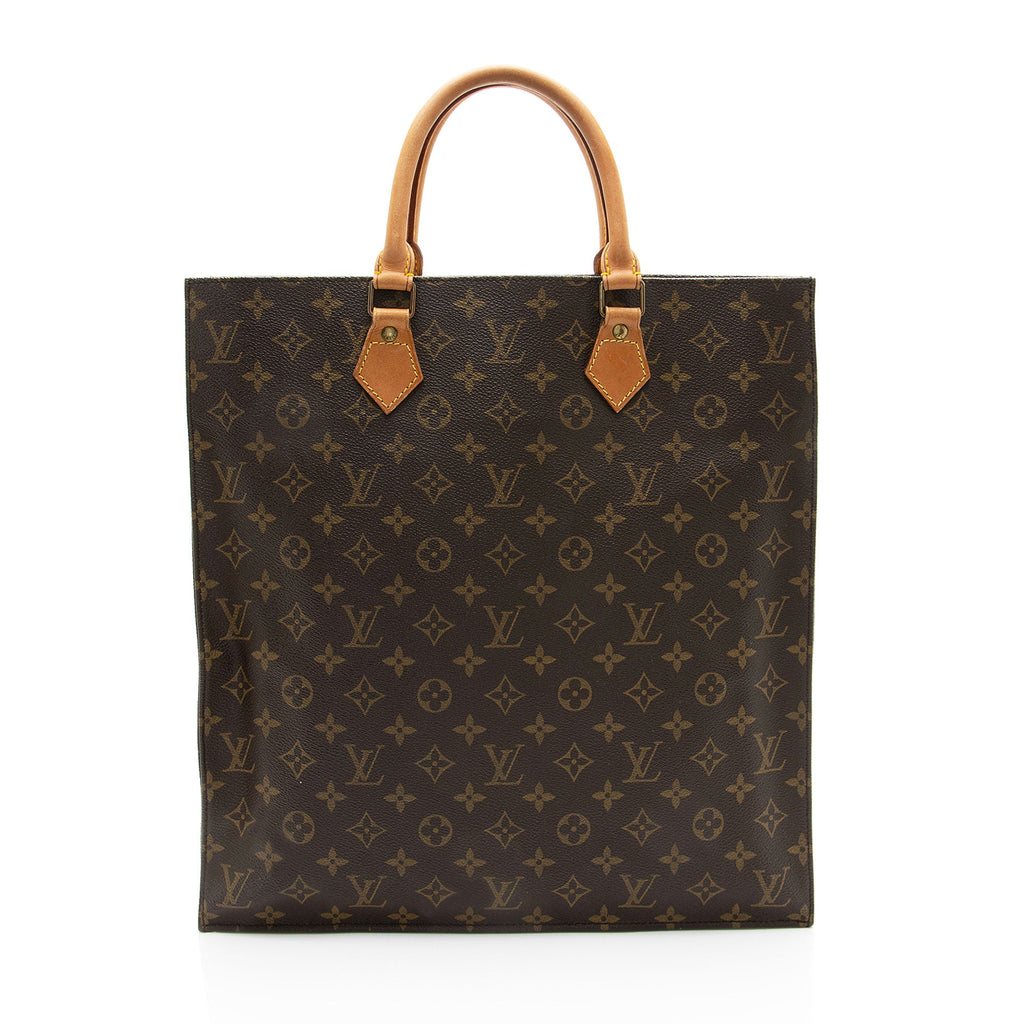 Louis Vuitton Vintage Monogram Canvas Sac Plat Tote