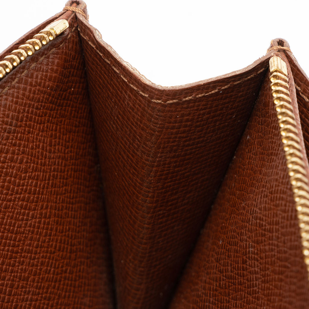 Louis Vuitton Vintage Monogram Canvas Sarah Wallet