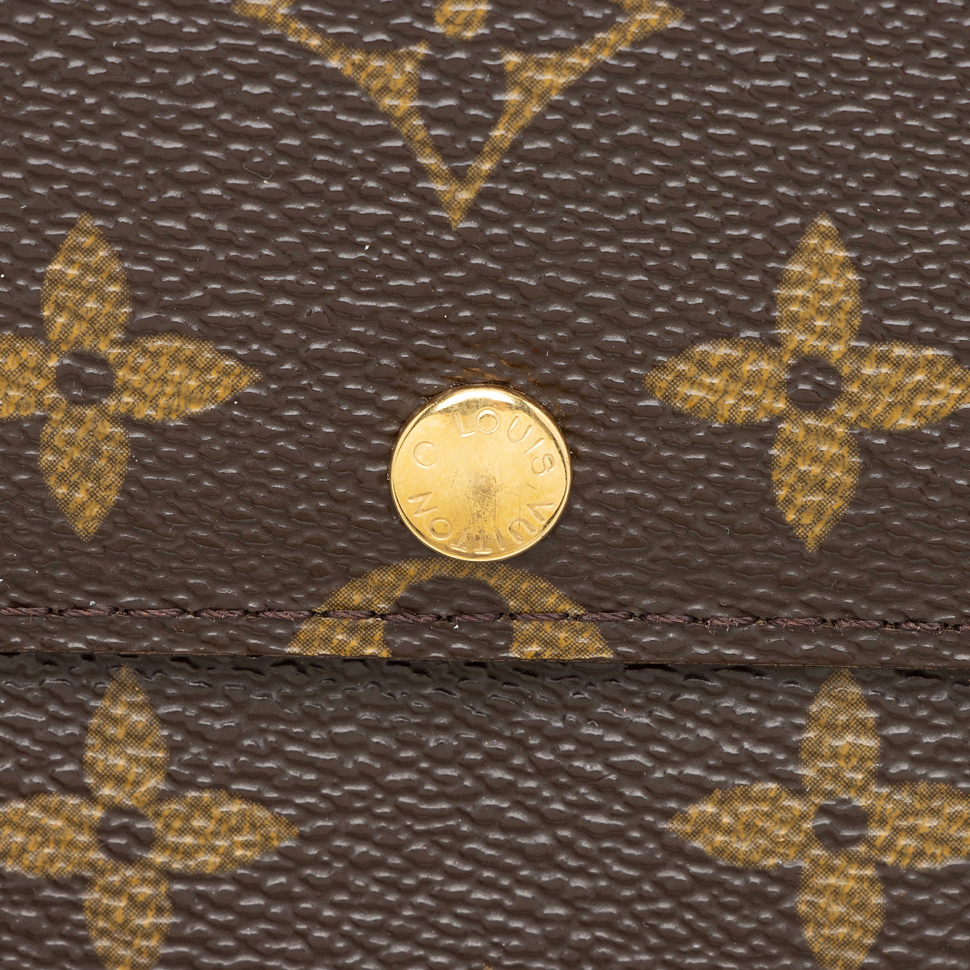 Louis Vuitton Vintage Monogram Canvas Sarah Wallet