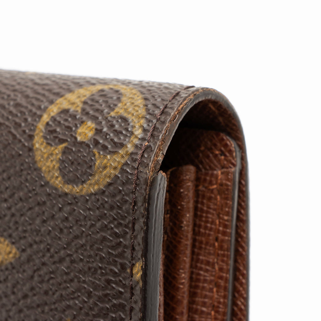 Louis Vuitton Vintage Monogram Canvas Sarah Wallet
