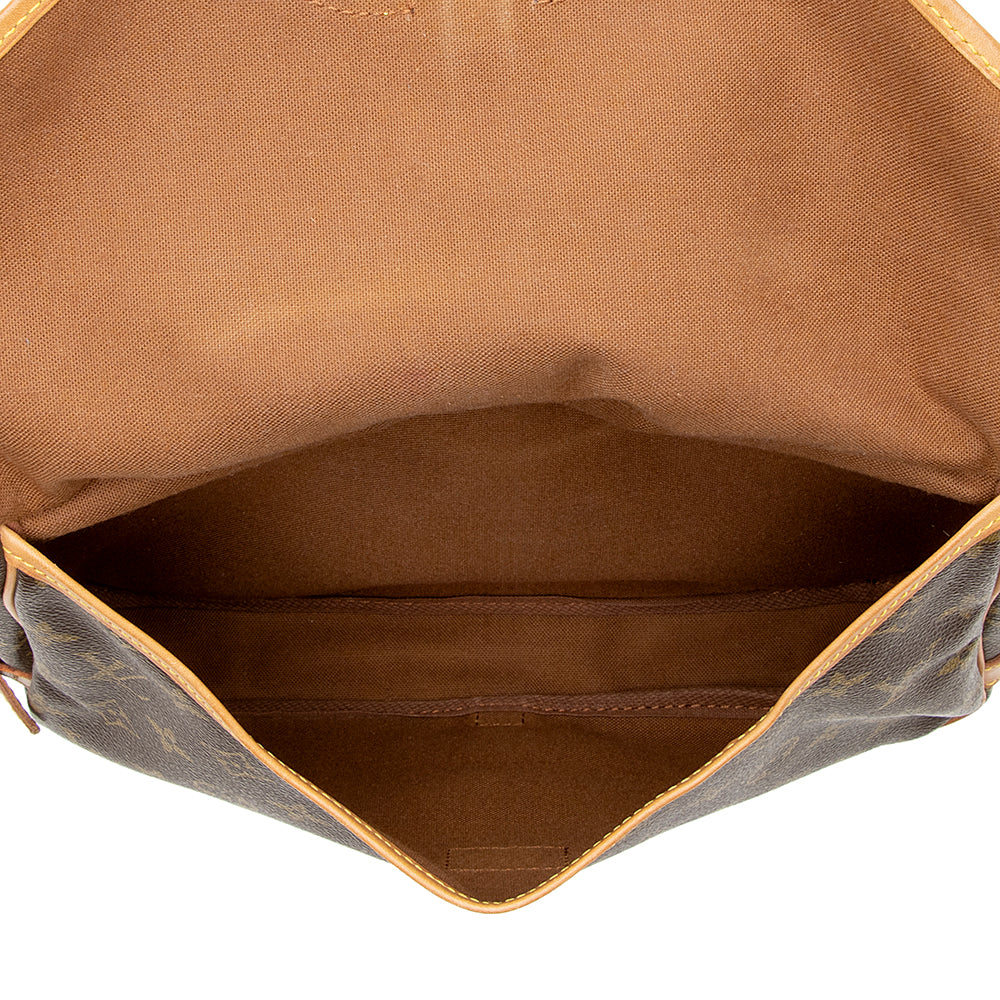 Louis Vuitton Vintage Monogram Canvas Saumur 30 Messenger Bag (SHF-20788)