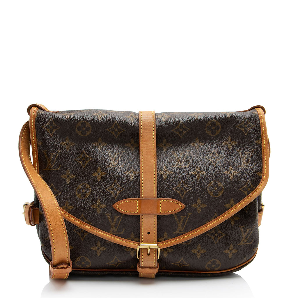 Louis Vuitton Vintage Monogram Canvas Saumur 30 Messenger (SHF-jWAQc2)