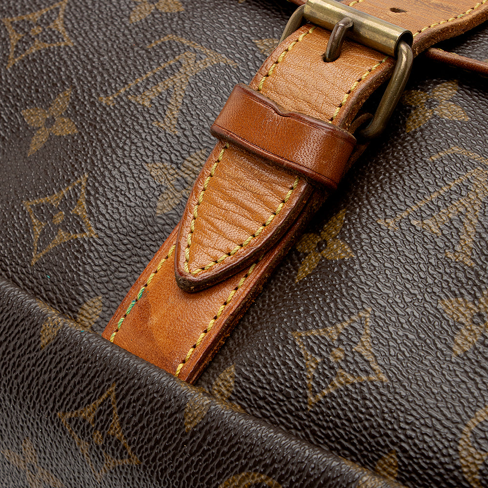 Louis Vuitton Vintage Monogram Canvas Saumur 35 Messenger Bag (SHF-21228)
