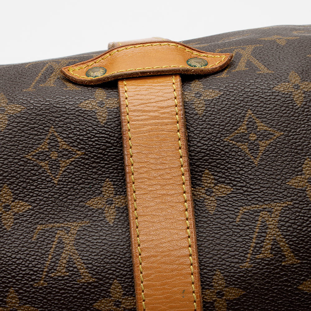 Louis Vuitton Vintage Monogram Canvas Saumur 35 Messenger Bag (SHF-21228)